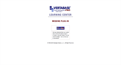 Desktop Screenshot of learningcenter.vertabase.com